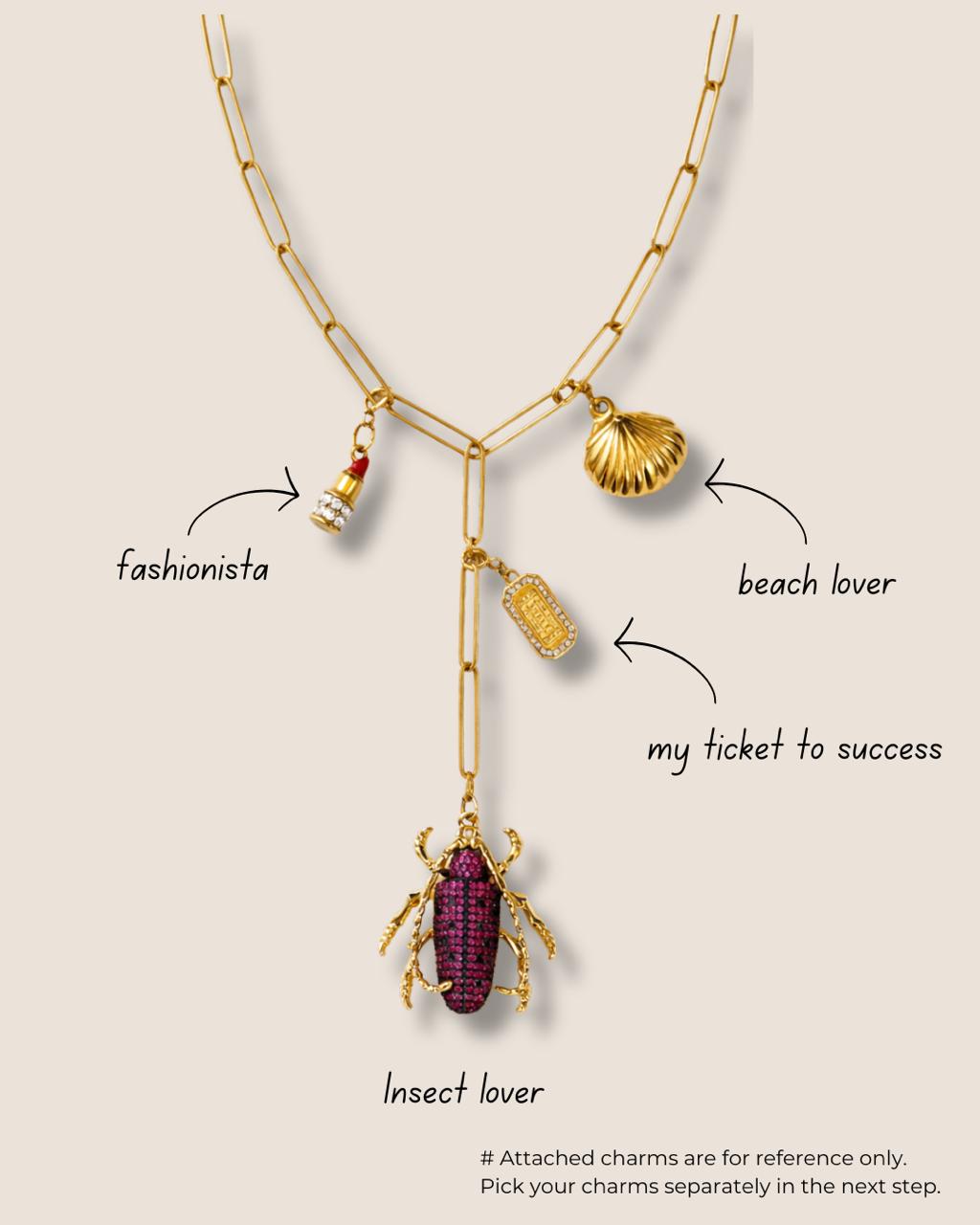 For reference - Charm Necklace Chains & Styles