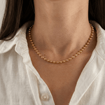 Ball Bead Chain - Foramour Jewels - 18K Gold Plated - Sweat, water proof