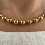 Ball Bead Chain - Foramour Jewels - 18K Gold Plated - Sweat, water proof
