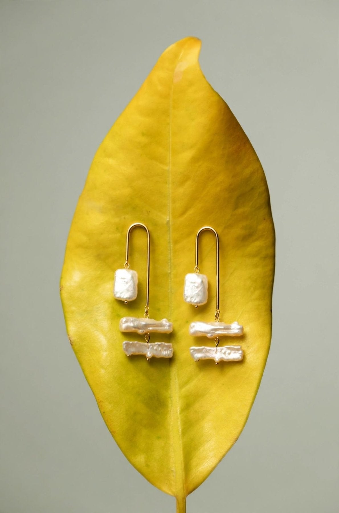 Baroque Pearl Arch Earrings - Foramour Jewels - Gold PVD designer jewellery & charms