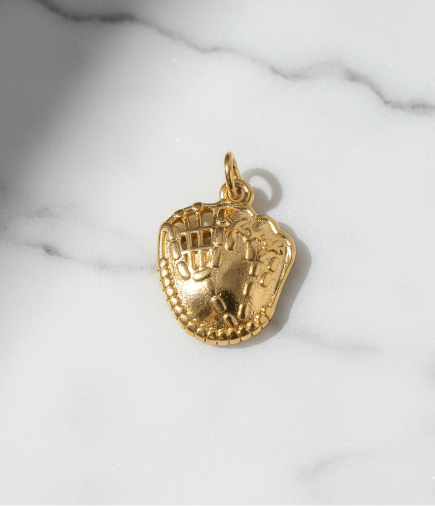 Baseball Glove - Charm - Foramour Jewels - 18K Gold Plated - Sweat, water proof