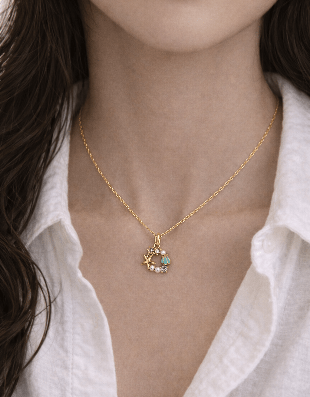 Beach vibe - Charm - Foramour Jewels - 18K Gold Plated - Sweat, water proof