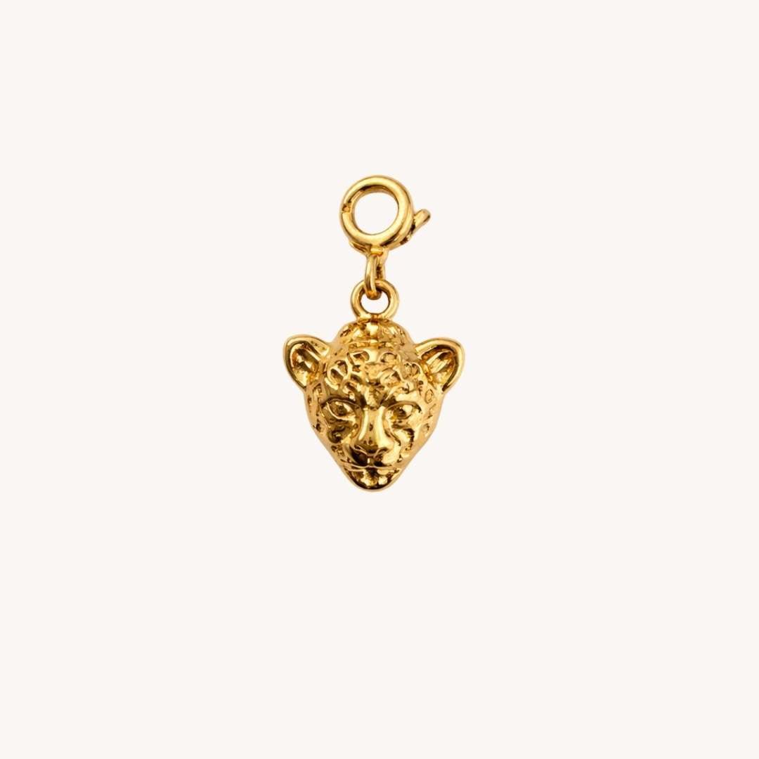 Big Cat Lion - Charm - Foramour Jewels - 18K Gold Plated - Sweat, water proof