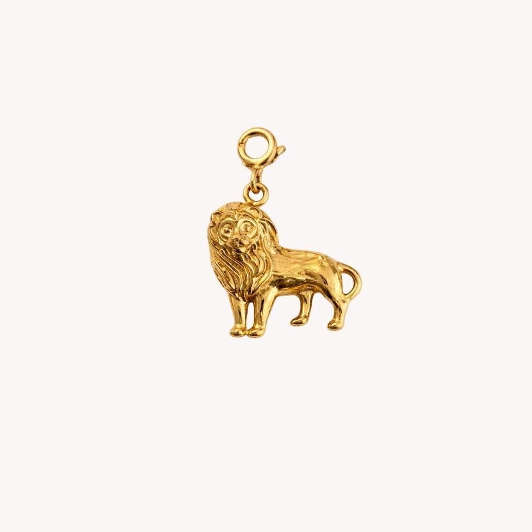 Big Cat Lion - Charm - Foramour Jewels - 18K Gold Plated - Sweat, water proof