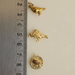 Birds - Charm - Foramour Jewels - 18K Gold Plated - Sweat, water proof
