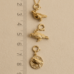 Birds - Charm - Foramour Jewels - 18K Gold Plated - Sweat, water proof