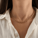 Cable Chain - Foramour Jewels - 18K Gold Plated - Sweat, water proof