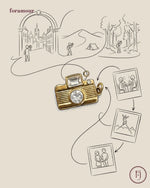 Camera - Charm - Foramour Jewels - 18K Gold Plated - Sweat, water proof