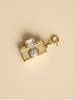 Camera - Charm - Foramour Jewels - 18K Gold Plated - Sweat, water proof
