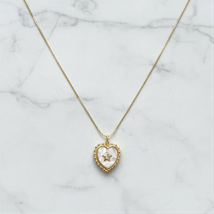 Gold heart - Necklace