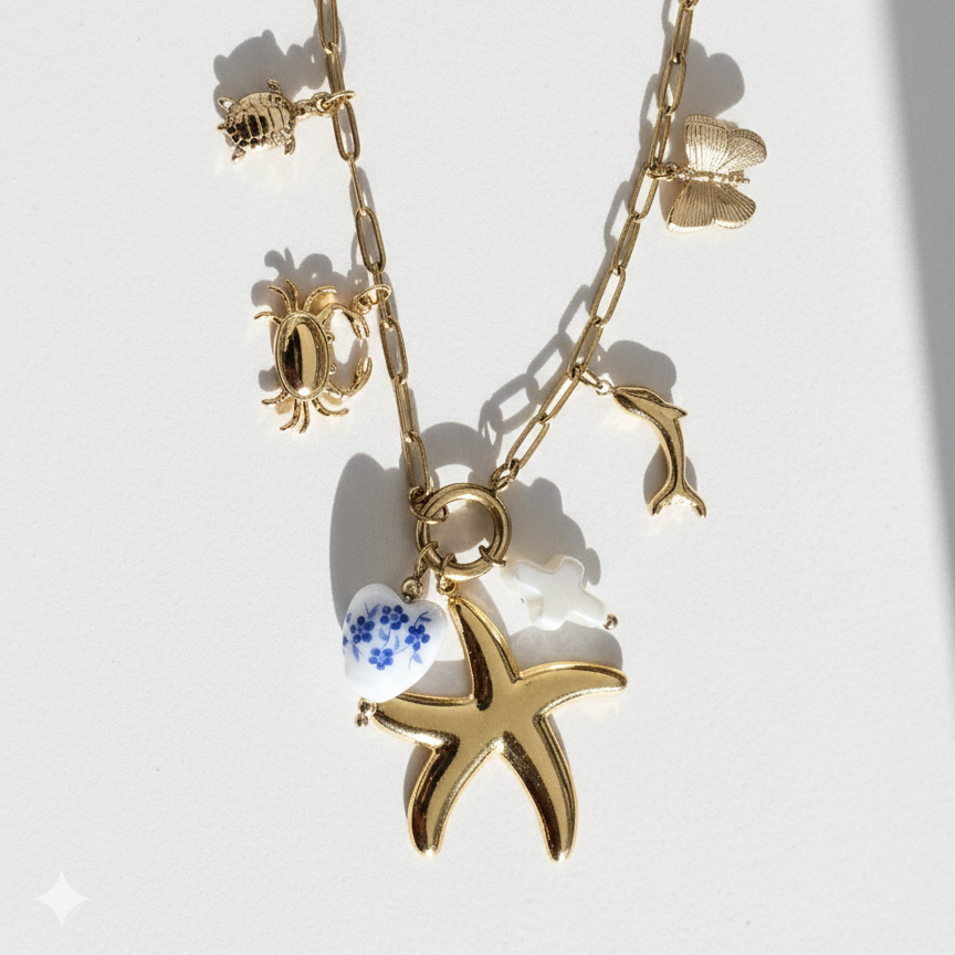 Assorted Charms - Necklace