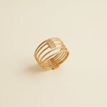 Circles - Ring - Foramour Jewels - 18K Gold Plated - Sweat, water proof