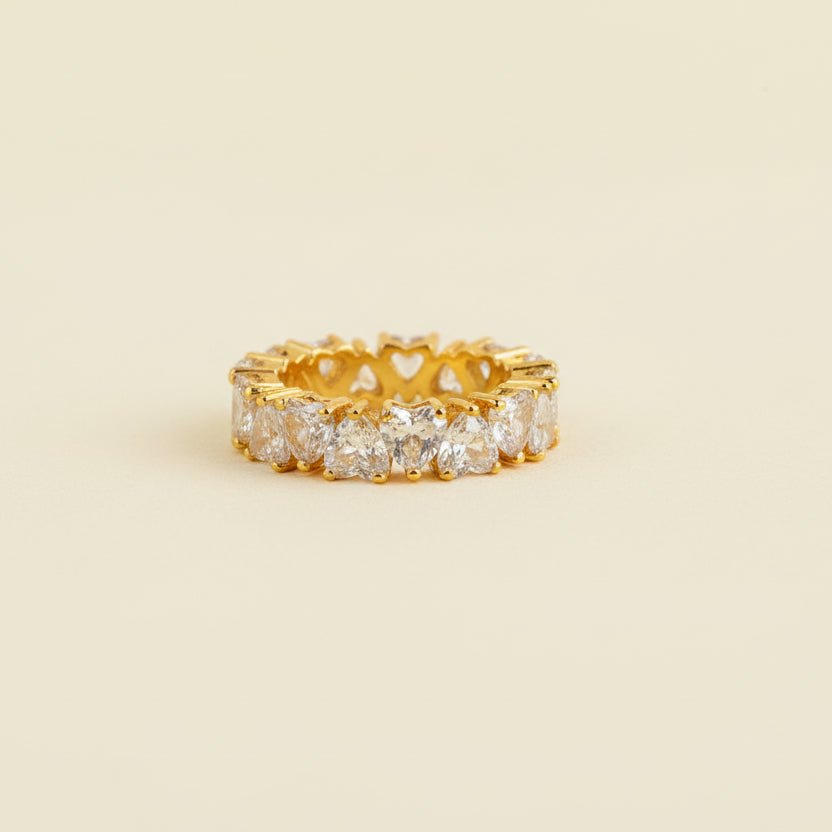 Circular Edge - Ring - Foramour Jewels - 18K Gold Plated - Sweat, water proof