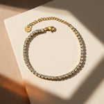 Classic Tennis - Bracelet - Foramour Jewels - 18K Gold Plated - Sweat, water proof