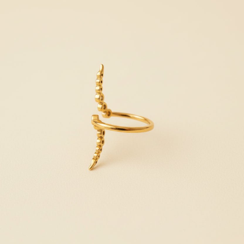 Commas - Ring - Foramour Jewels - 18K Gold Plated - Sweat, water proof