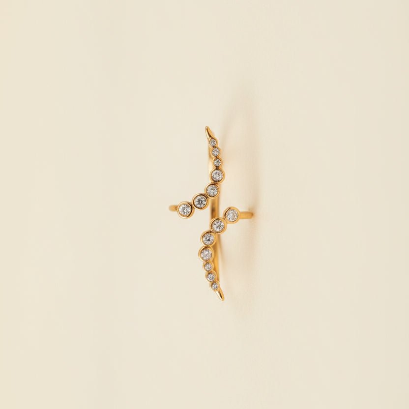 Commas - Ring - Foramour Jewels - 18K Gold Plated - Sweat, water proof