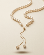 Convertible Pearl Choker Necklace - Foramour Jewels - 18K Gold Plated - Sweat, water proof