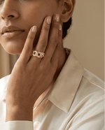 Curb - Ring - Foramour Jewels - 18K Gold Plated - Sweat, water proof