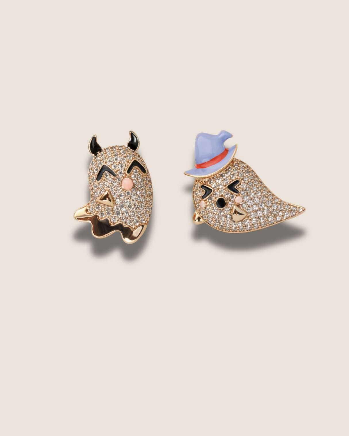 Cute ghost- Brooch | Lapel Pin - Foramour Jewels - 18K Gold Plated - Sweat, water proof
