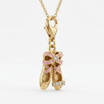 Dancing En Pointe | Ballerina shoes - Charm - Foramour Jewels - 18K Gold Plated - Sweat, water proof