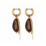 Date Drop Earrings - Foramour Jewels - 18K Gold Plated - Sweat, water proof