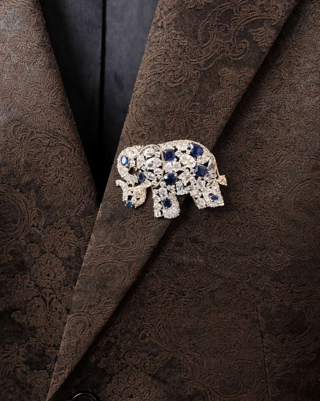 Elephant - Brooch | Lapel Pin - Foramour Jewels - 18K Gold Plated - Sweat, water proof