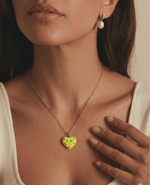 Enamel Heart - Charm - Foramour Jewels - 18K Gold Plated - Sweat, water proof