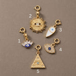 Evil Eye Charms - Foramour Jewels - 18K Gold Plated - Sweat, water proof