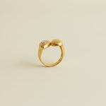 Face off - Ring - Foramour Jewels - 18K Gold Plated - Sweat, water proof