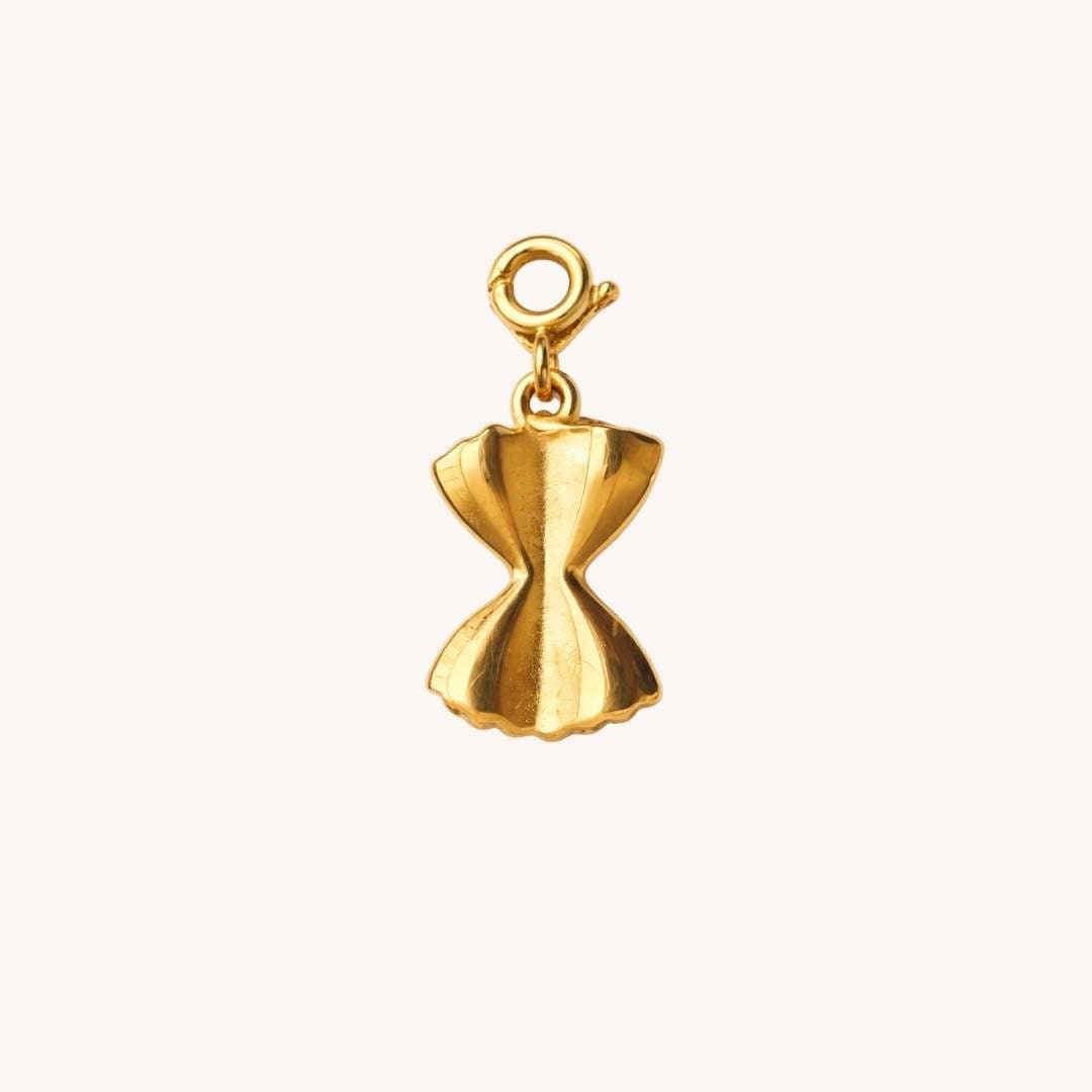 Farfalle pasta - Charm - Foramour Jewels - 18K Gold Plated - Sweat, water proof