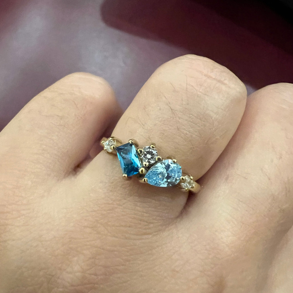 Flower Baguette - Ring (Copy) - Foramour Jewels - 18K Gold Plated - Sweat, water proof