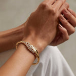 Fluid crystals - Bracelet - Foramour Jewels - 18K Gold Plated - Sweat, water proof