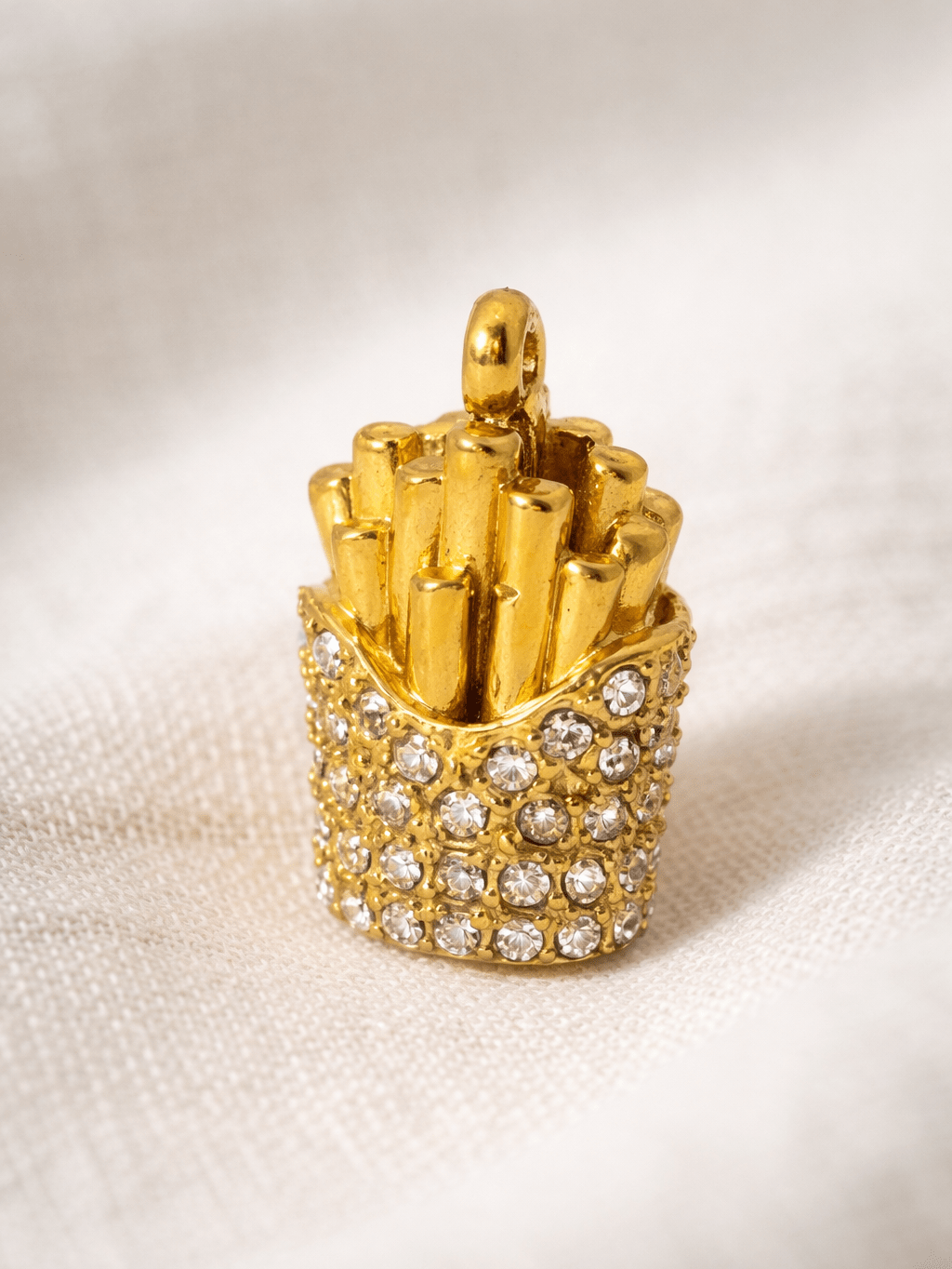 French Fries - Charm - Foramour Jewels - 18K Gold Plated - Sweat, water proof