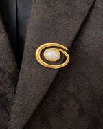 Galaxy - Brooch | Lapel Pin - Foramour Jewels - 18K Gold Plated - Sweat, water proof