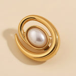 Galaxy - Brooch | Lapel Pin - Foramour Jewels - 18K Gold Plated - Sweat, water proof