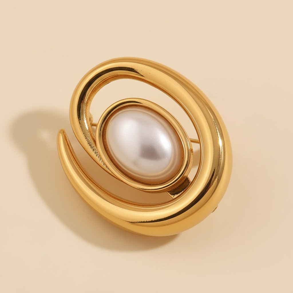 Galaxy - Brooch | Lapel Pin - Foramour Jewels - 18K Gold Plated - Sweat, water proof