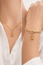 Goddess - Charm - Foramour Jewels - 18K Gold Plated - Sweat, water proof