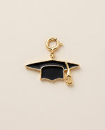 Graduation cap - Charm - Foramour Jewels - 18K Gold Plated - Sweat, water proof