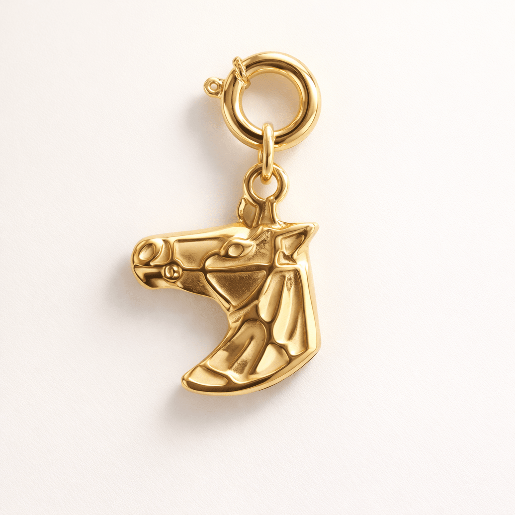 Horse - Charm - Foramour Jewels - 18K Gold Plated - Sweat, water proof