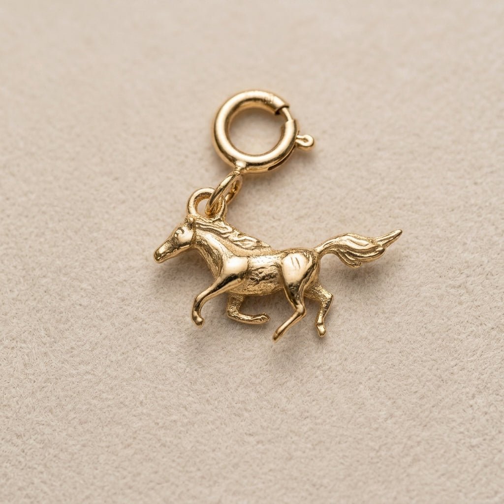 Horse - Charm - Foramour Jewels - 18K Gold Plated - Sweat, water proof