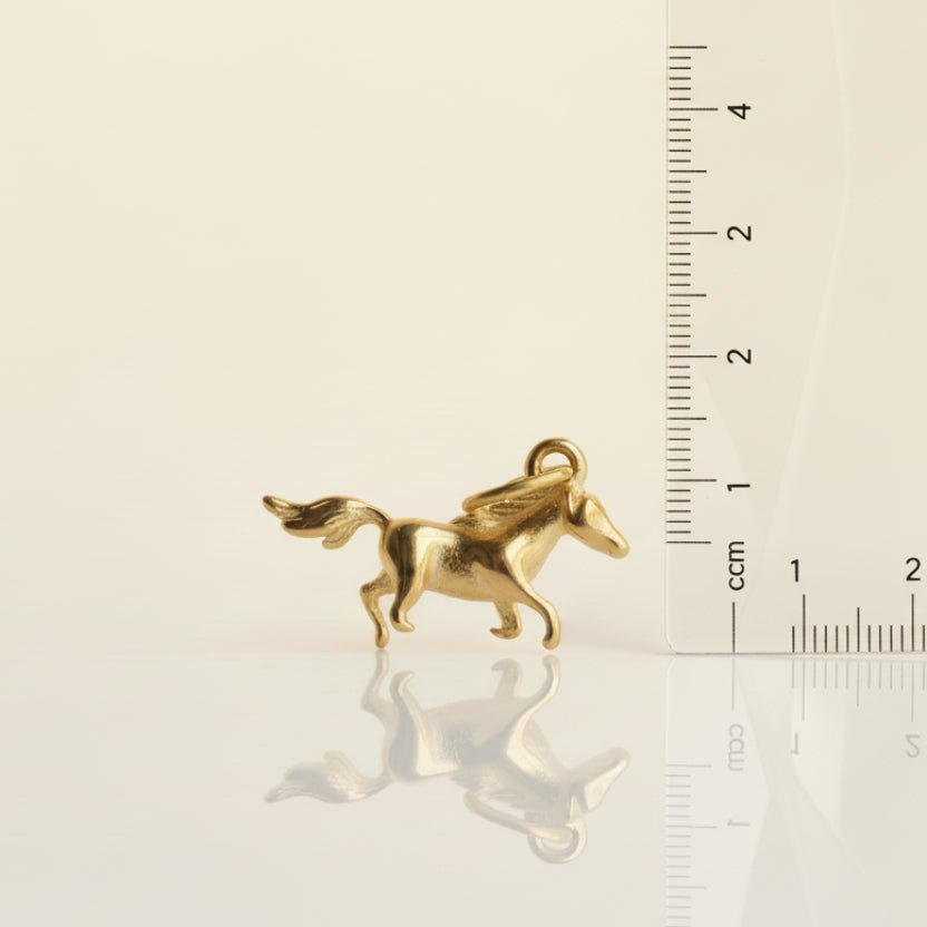 Horse - Charm - Foramour Jewels - 18K Gold Plated - Sweat, water proof