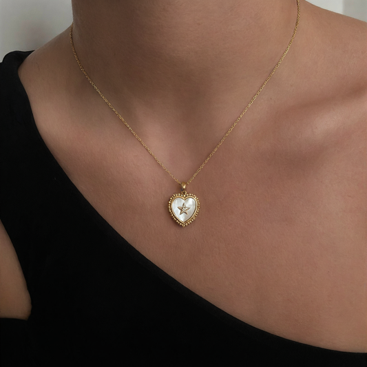 Gold heart - Necklace