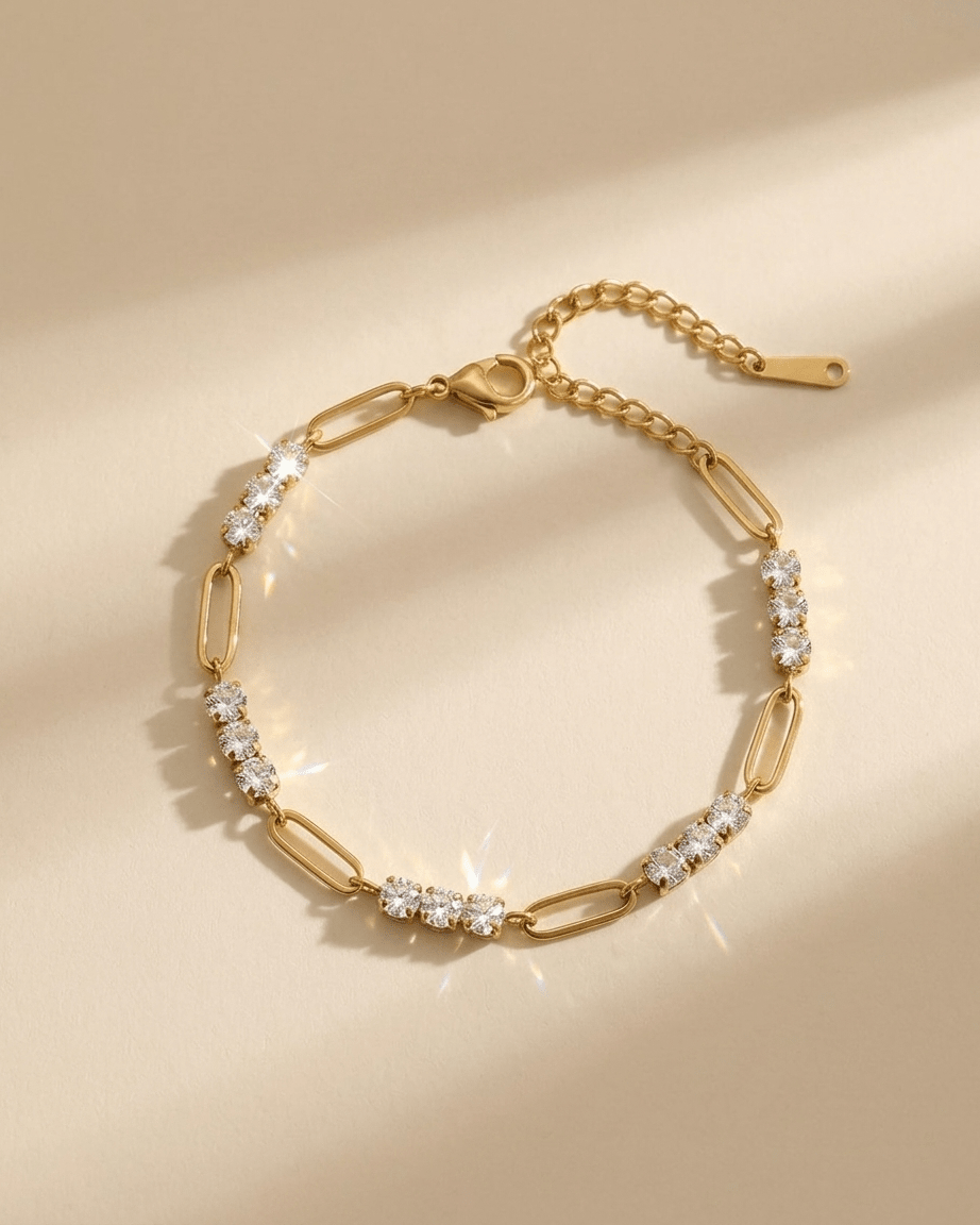Intervals — Bracelet - Foramour Jewels - 18K Gold Plated - Sweat, water proof