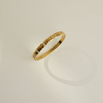 Lines & crystals - Bracelet - Foramour Jewels - 18K Gold Plated - Sweat, water proof
