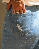 Lizard - Brooch | Lapel Pin - Foramour Jewels - 18K Gold Plated - Sweat, water proof