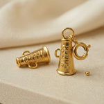 Megaphone | Cheers - Charm - Foramour Jewels - 18K Gold Plated - Sweat, water proof
