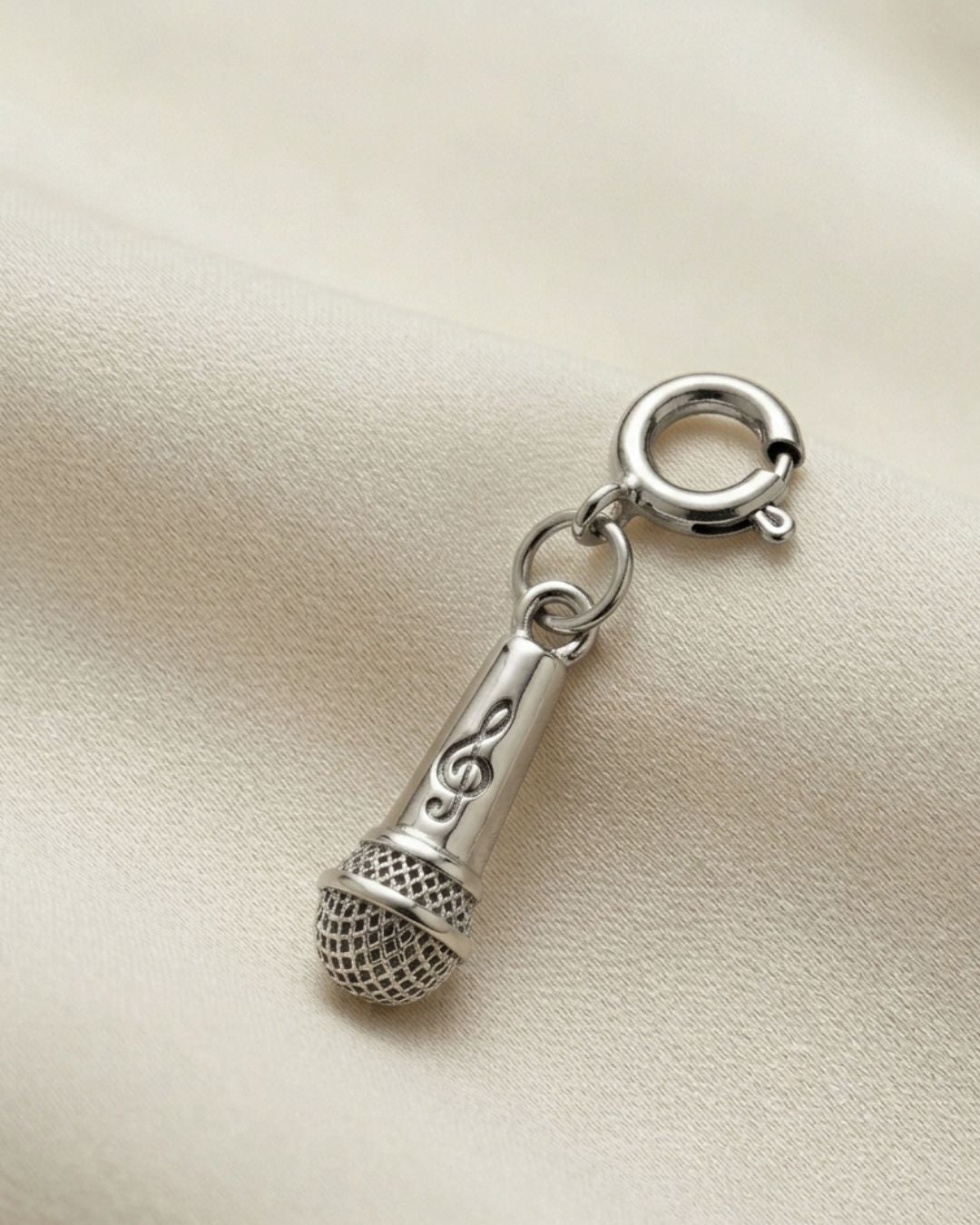 Mic - charm - Foramour Jewels - 18K Gold Plated - Sweat, water proof