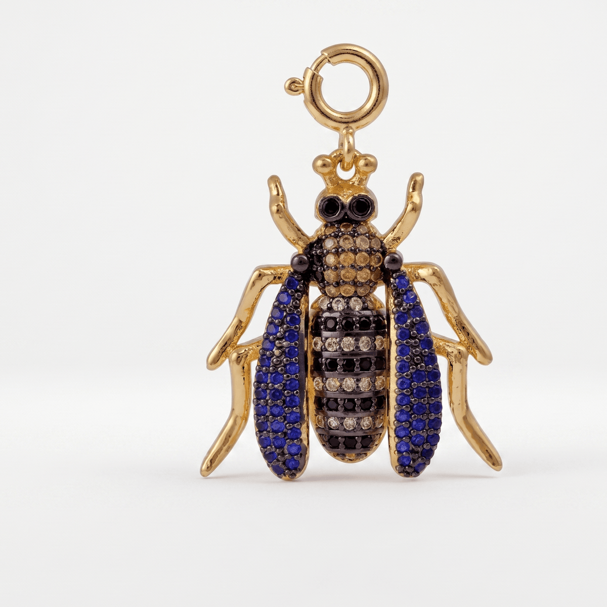 Pavé Beetle Charm - Foramour Jewels - 18K Gold Plated - Sweat, water proof