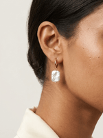 Pearl frames - Freshwater Pearl | Earrings - Foramour Jewels - 18K Gold Plated - Sweat, water proof