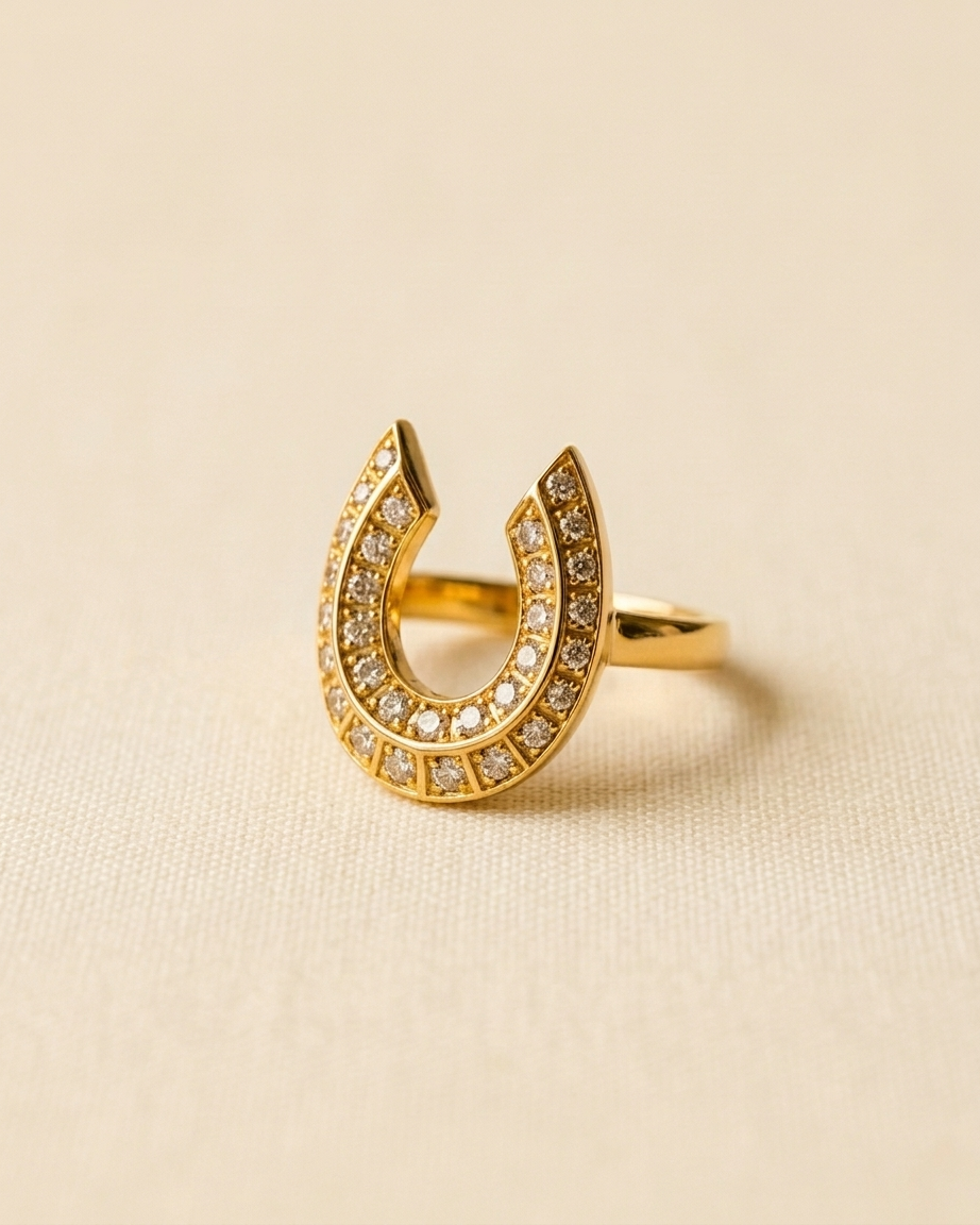 Horseshoe Zircon - Ring